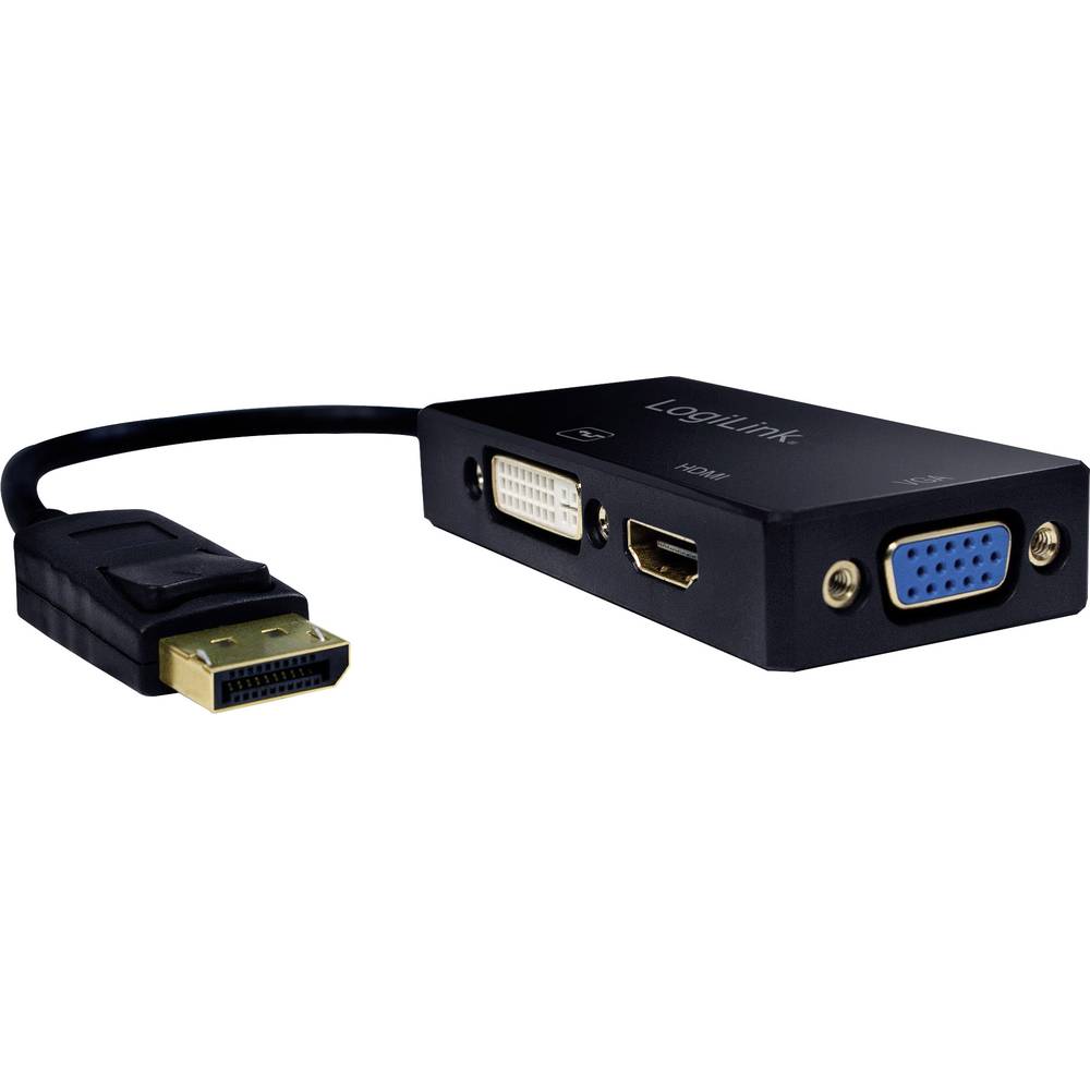 LogiLink CV0109 USB-C DisplayPort Wit kabeladapter-verloopstukje