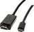 USB-C-auf-HDMI-Kabel zeigt die Anschlüsse. Links HDMI, rechts USB-C.