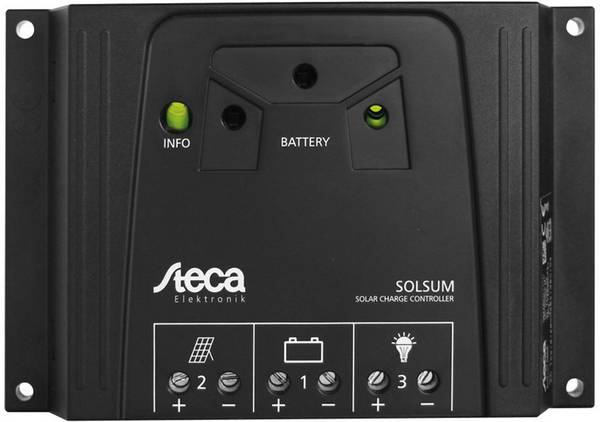 Steca Solsum 0606 Laderegler 12 V, 24 V 6 A