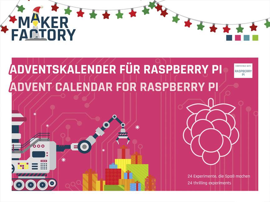 MAKERFACTORY Adventskalender für Raspberry Pi Adventskalender Altersklasse ab 14 Jahre-1