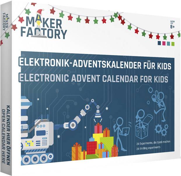 MAKERFACTORY Adventskalender Elektronik, Experimente ab 8 Suchergebnis auf für: 5 7 Jahre Adventskalender
