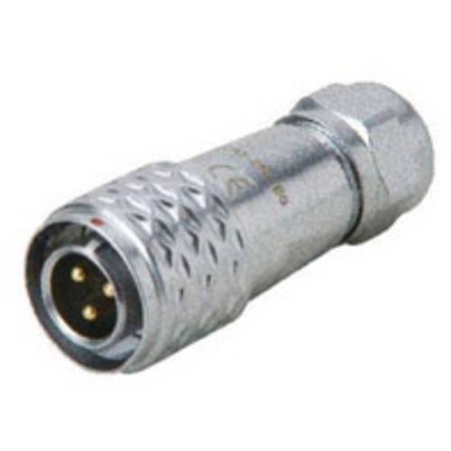 Thumbnail - Deltron Connectors DELMSF1210/P3I Rundsteckverbinder Stecker, gerade Gesamtpolzahl: 3 1 St.