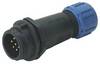 Deltron Connectors DELKSP1311/P3I Rundsteckverbinder Stecker, gerade Gesamtpolzahl: 3 1 St.