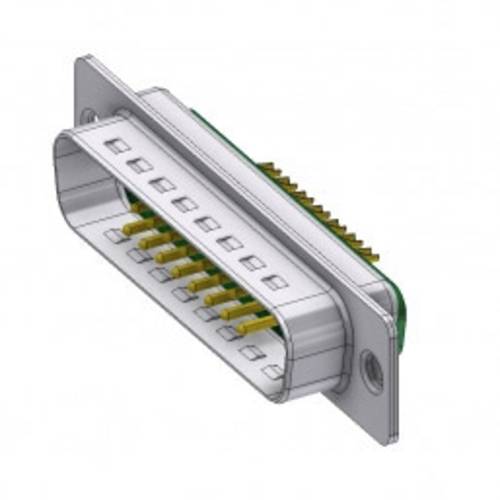 Deltron Connectors Deltron DTS 17W2 PZ/2 D-SUB Stecker 180 ° Polzahl: 17 1 St.