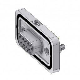 Deltron Connectors DTSWM09SY/2M86UN D-SUB Buchse 180 ° Polzahl: 9 Löten, Pins 1 St.