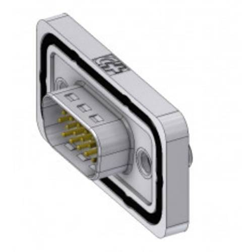 Deltron Connectors HD-DWM15PZ/2M85UN D-SUB Stecker 180 ° Polzahl: 15 Lötkelch 1 St.