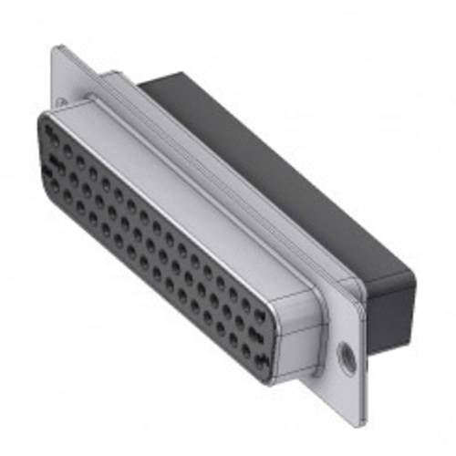 Deltron Connectors DTS50 SX D-SUB Buchse 180 ° Polzahl: 50 Crimpen 1 St.