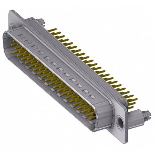 Deltron Connectors HD-D78 PY/2 M86UN D-SUB Stecker 180 ° Polzahl: 78 Löten, Pins 1 St.