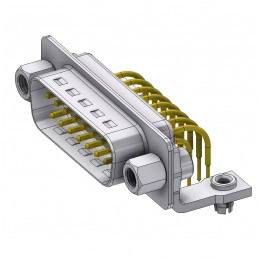 DELTRON SWISS D-SUB Stecker 90 ° Polzahl: 15 Löten, Pins 1 St.