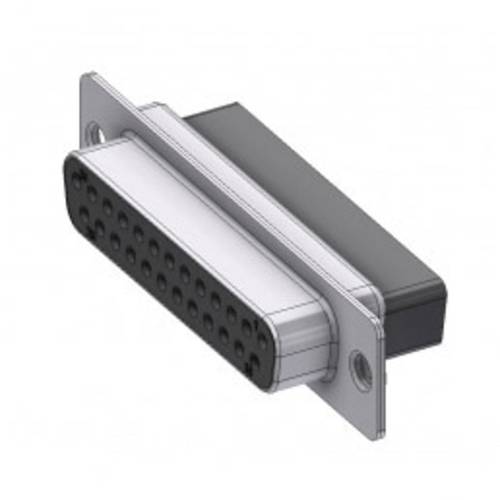 Deltron Connectors DTS25 SX D-SUB Buchse 180 ° Polzahl: 25 Crimpen 1 St.