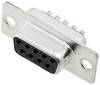Deltron Connectors CTL15M3 D-SUB Gehäuse Polzahl: 15 Plastik 180 ° Schwarz 1 St.