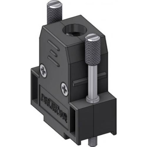 Deltron Connectors CTL09M2.5 D-SUB Gehäuse Polzahl: 9 Plastik 180 ° Schwarz 1 St.