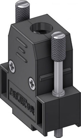 Deltron Connectors CTL09M2.5 D-SUB Gehäuse Polzahl: 9 Plastik 180 ° Schwarz 1 St.