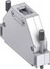 Deltron Connectors CTLM37M3 D-SUB Gehäuse Polzahl: 37 Kunststoff, metallisiert 180 ° Metall 1 St.
