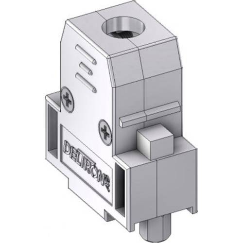 Deltron Connectors CTLM09RM3 D-SUB Gehäuse Polzahl: 9 Kunststoff, metallisiert 180 ° Metall 1 St.