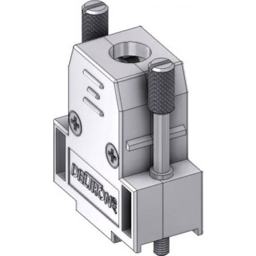 Deltron Connectors CTLM09M3 D-SUB Gehäuse Polzahl: 9 Kunststoff, metallisiert 180 ° Metall 1 St.