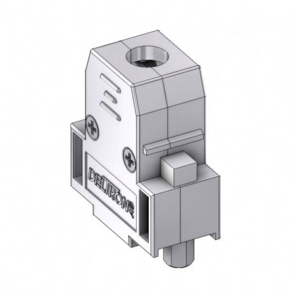 Deltron Connectors Deltron CTLM09RUN4 D-SUB Gehäuse Polzahl: 9 Kunststoff, metallisiert 180 ° Metall 1 St.
