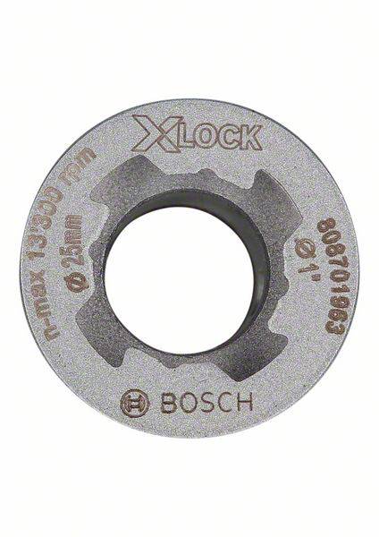 'Bosch X-Lock-Trennscheibe, maximale Drehzahl 13.300 U/min, Durchmesser 125 mm.'