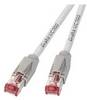 EFB Elektronik K8058.20 RJ45 Patchkabel CAT 6a S/FTP 20.00 m Weiß vergoldete Steckkontakte 1 St.
