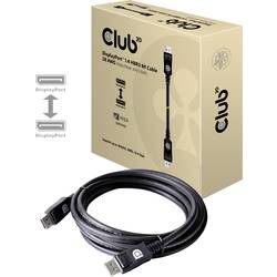 Image of club3D DisplayPort Anschlusskabel DisplayPort Stecker, DisplayPort Stecker 3.00 m Silber CAC-1060 DisplayPort-Kabel