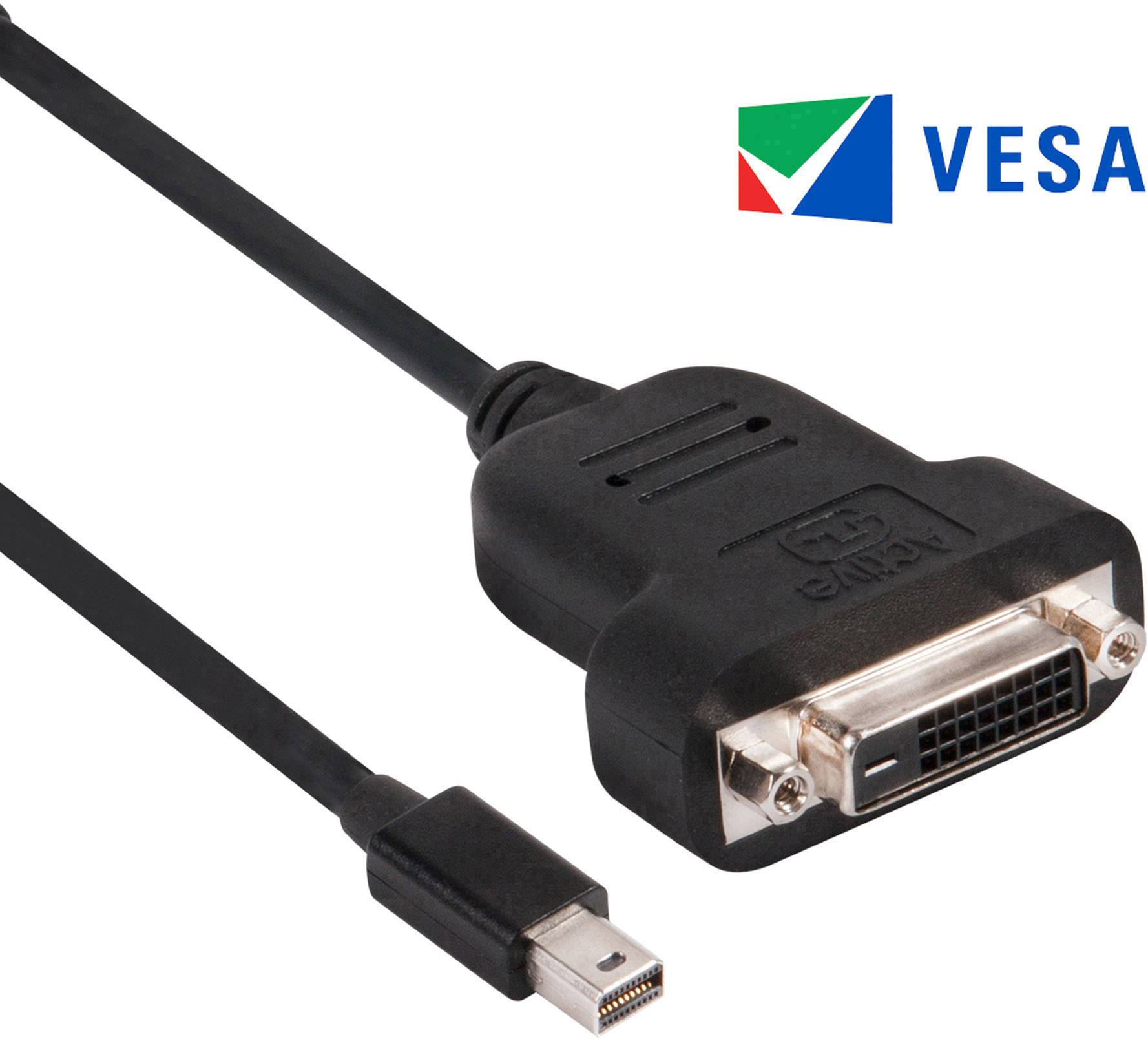 Club 3D Mini DisplayPort auf DVI-D Single Link Aktiver Adapter