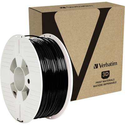 Verbatim 55060 Verbatim Filament PETG  2.85 mm 1 kg Schwarz  1 St.