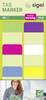 Sigel Haftmarker HN203 Grün, Gelb, Pink, Blau, Violett, Weiß