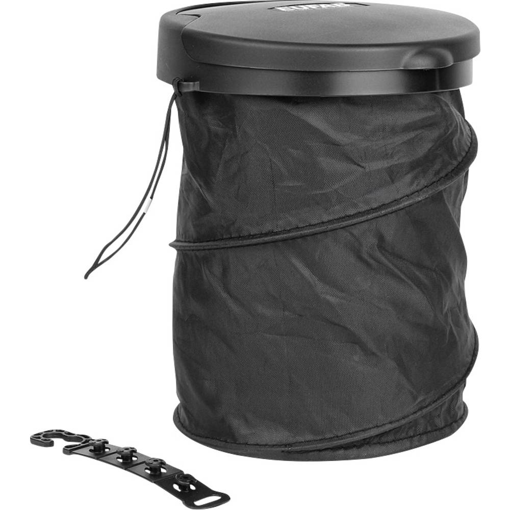 Eufab Garbage bucket foldable 17526 Afvalbak 4 l (Ø x h) 160 mm x 205 mm Zwart 1 stuk(s)