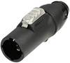Neutrik NAC3MX-W-TOP Netz-Steckverbinder Stecker, gerade Gesamtpolzahl: 2 + PE Schwarz 1 St.