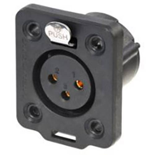 Thumbnail - Neutrik NC3FDX-TOP - 3-Pol Einbaubuchse, TRUE Outdoor geschützt (TOP)