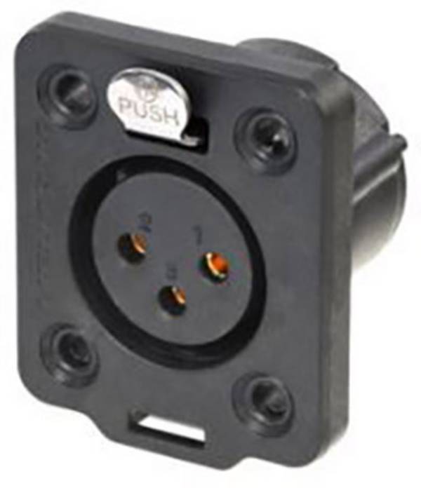 Neutrik NC3FDX-TOP - 3-Pol Einbaubuchse, TRUE Outdoor geschützt (TOP)