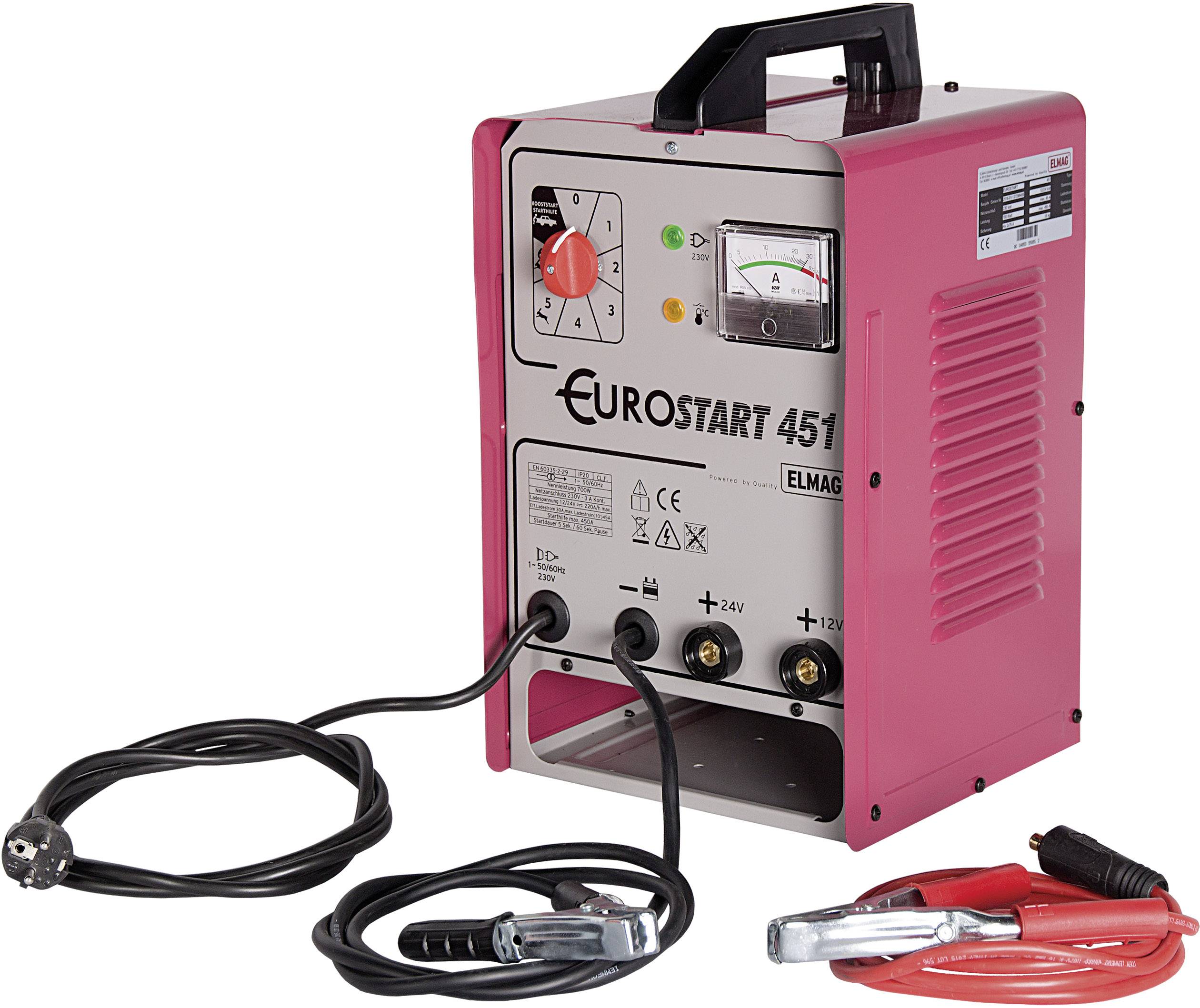 Lade-Startgerät EUROSTART 451 Spannung 230V 230/50 (Schuko) ELMAG-0