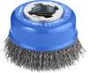Bosch Accessories Topfbürste X-LOCK Clean for Metal, 75 mm, 0,3 mm, gewellter Stahldraht X-LOCK Clean for Metal 2608620725 1 St.