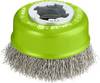 Bosch Accessories Topfbürste X-LOCK Clean for Inox, 75 mm, 0,3 mm, gewellter rostfreier Stahldraht X-LOCK Clean for Inox 2608620728 1 St.