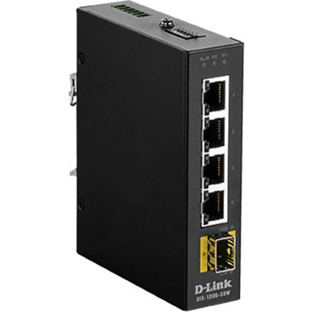 D-Link DIS-100G-5SW Netwerk switch RJ45/SFP 4 + 1 poorten