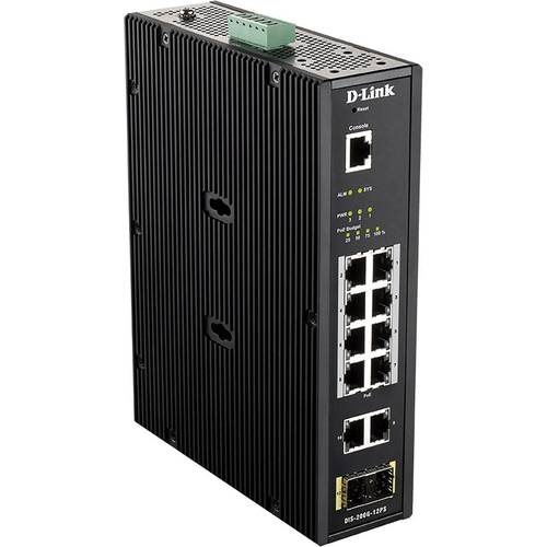 D-Link DIS-200G-12PS Netzwerk Switch RJ45/SFP 12 Port PoE-Funktion