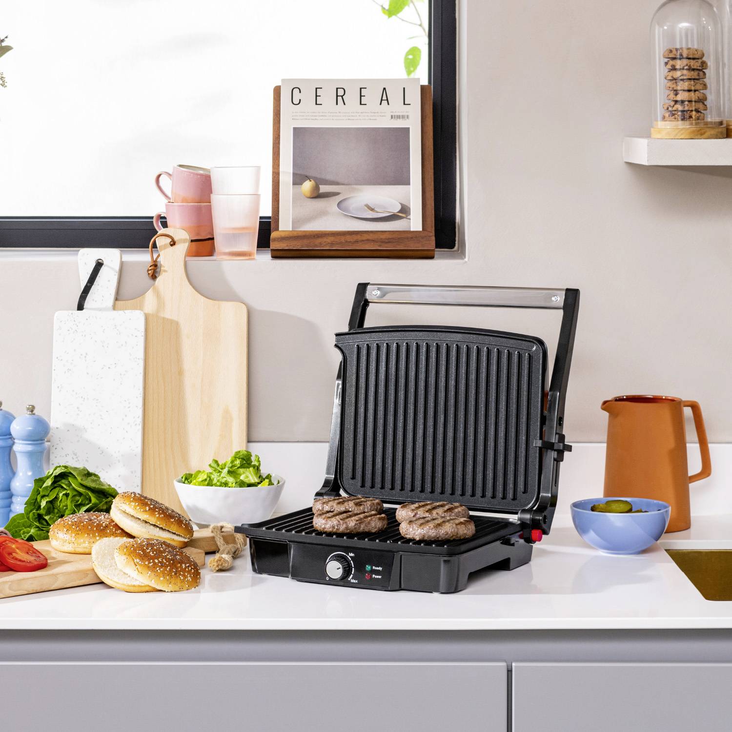 Tristar GR-2853 Elektro Kontaktgrill Schwarz-4
