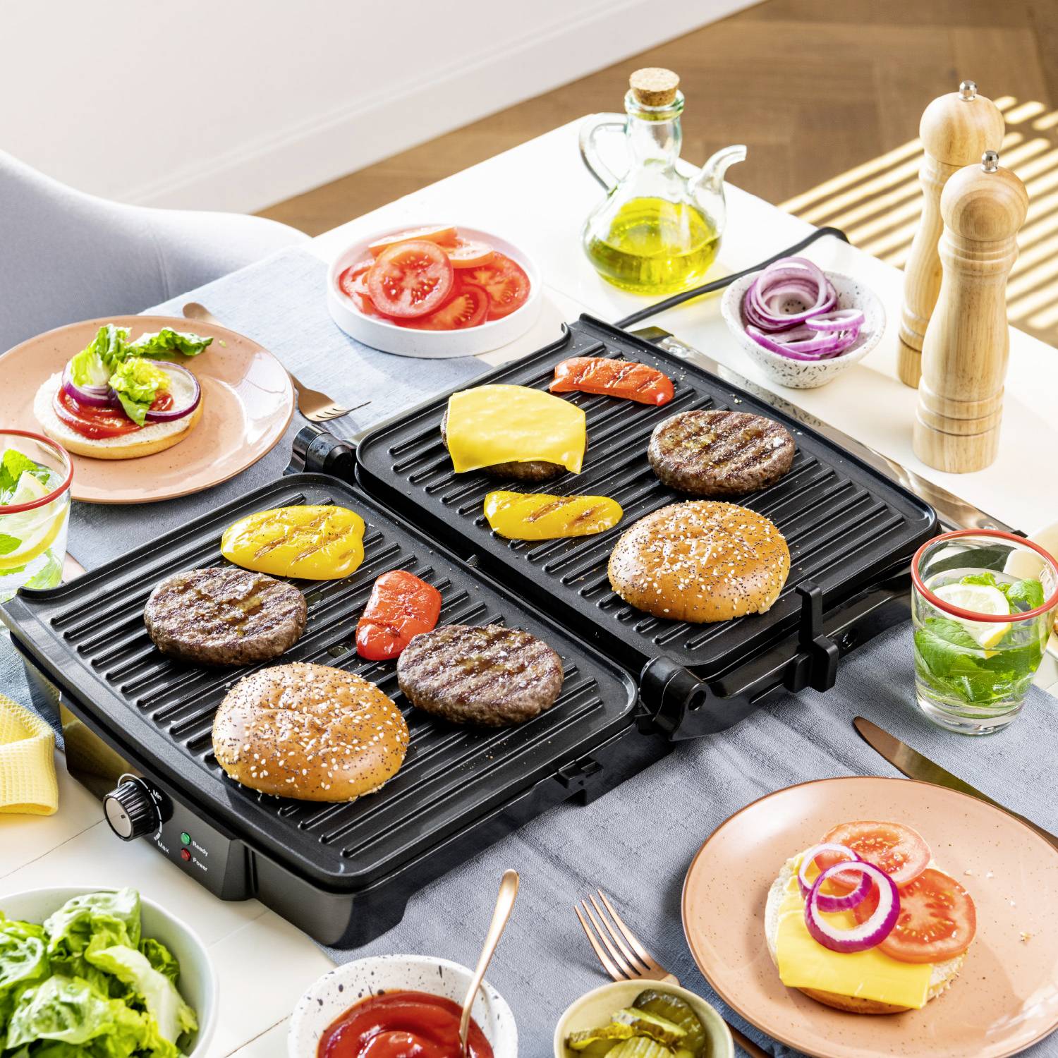 Tristar GR-2853 Elektro Kontaktgrill Schwarz-5