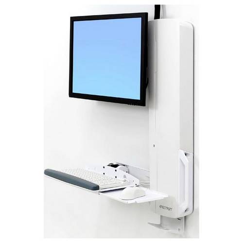 Ergotron 61-081-062 / STYLEVIEW SIT-STAND VL HIGH 1fach Monitor-Tischhalterung 61 cm (24) Weiß