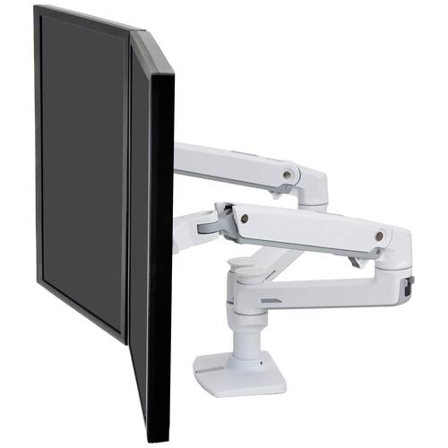 Thumbnail - Ergotron LX Dual Arm Side by Side Desk Mount 2fach Monitor-Tischhalterung 38,1 cm (15) - 68,6 cm (27) Weiß Höhenverstell...