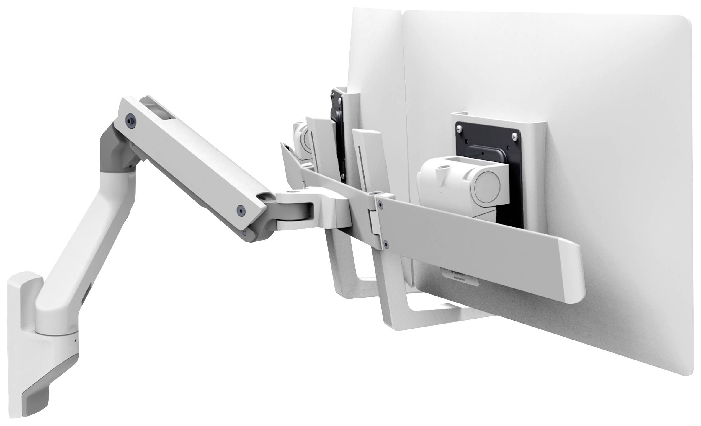 ERGOTRON HX dual Monitor Wandhalterung weiss bis 81,3cm 32Zoll bis 7,9kg belastbar 29,2cm anheben VE