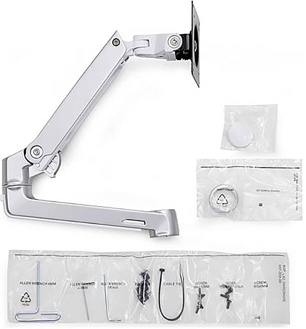 Ergotron Monitorhalterung 98-130-216 / LX DUAL STACKING ARM, EXTEN 1 Display(s) Weiß-1