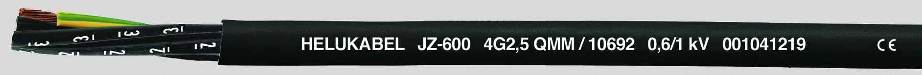 HELUKABEL JZ-600 Steuerleitung 8 G 1 mm² Schwarz 10626-500 500 m