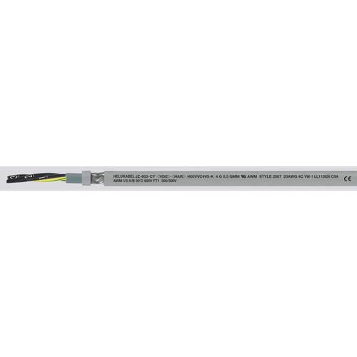 Helukabel JZ-603-CY Steuerleitung 5 G 0.50 mm² Grau 83722 100 m