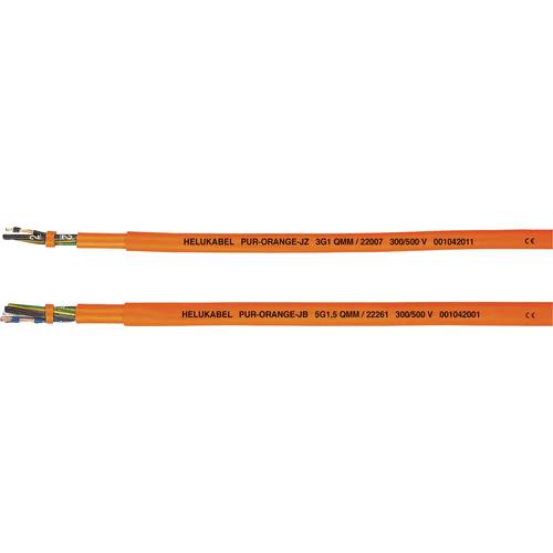 Helukabel PUR-Orange JB Schlauchleitung 5 G 0.75 mm² Orange 22253-500 500 m