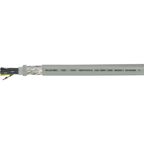 Helukabel H05VVC4V5-K (NYSLYCYÖ-JZ) Steuerleitung 4 G 1.5 mm² Grau 13097-500 500 m