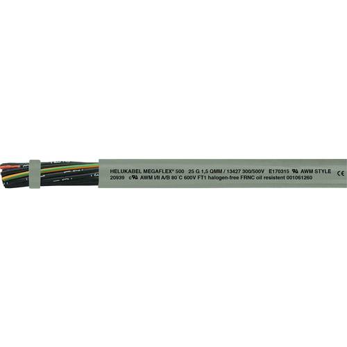 Helukabel MEGAFLEX® 500 Steuerleitung 7 x 0.75 mm² Grau 13376 100 m