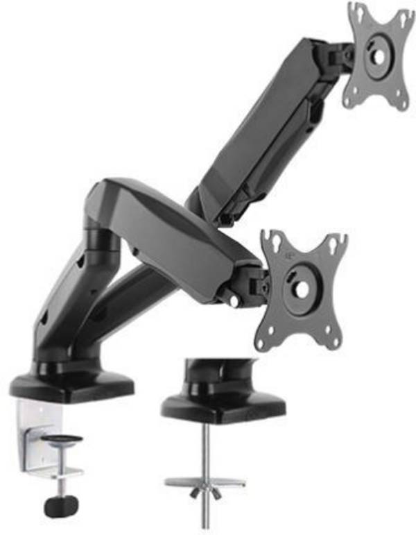 IB-MS304-T, Monitorständer mit Tischhalterung für zwei Monitore bis zu 27’’ (68 cm)