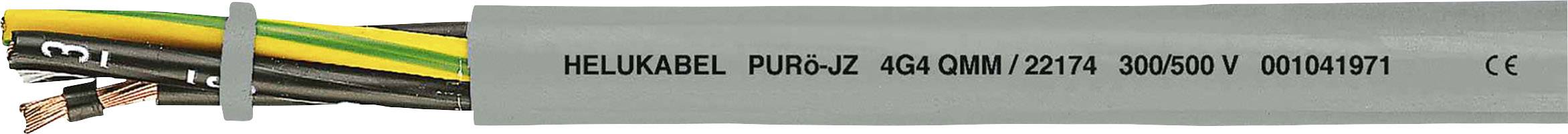 HELUKABEL PURö-JZ Steuerleitung 7 G 1.50 mm² Grau 22152 100 m