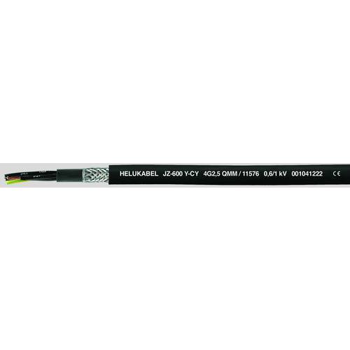 Helukabel JZ-600-Y-CY Steuerleitung 4 G 1.5 mm² Schwarz 11548-500 500 m